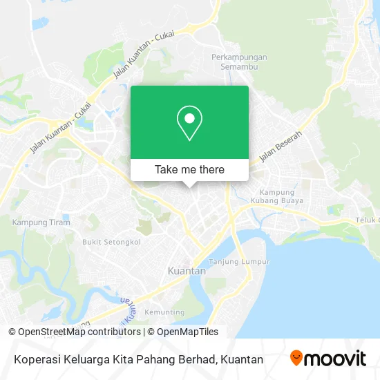 Koperasi Keluarga Kita Pahang Berhad map