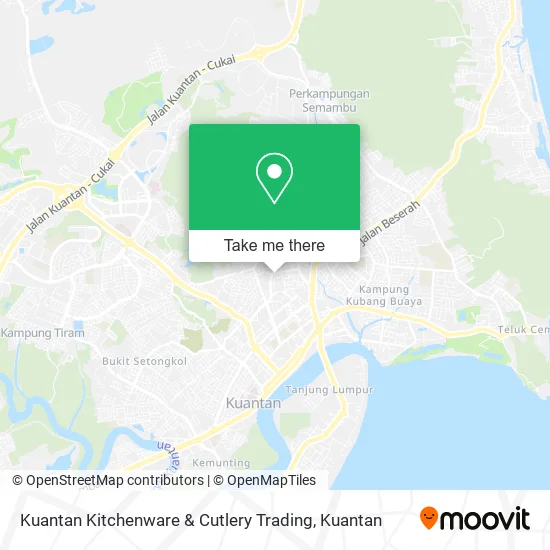 Kuantan Kitchenware & Cutlery Trading map
