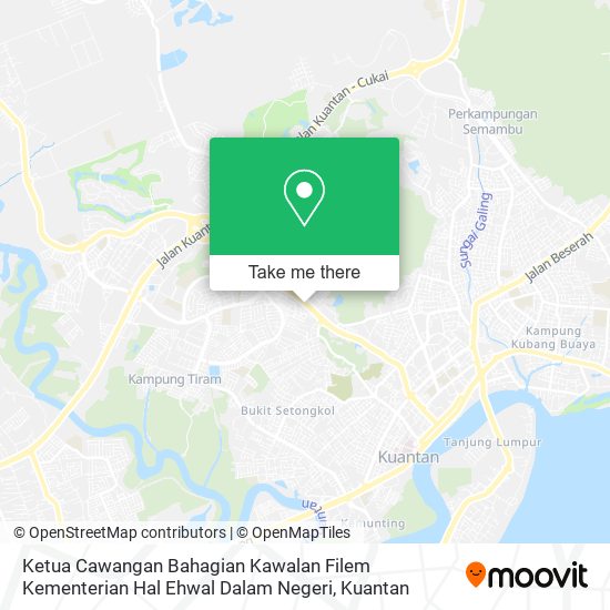 Ketua Cawangan Bahagian Kawalan Filem Kementerian Hal Ehwal Dalam Negeri map