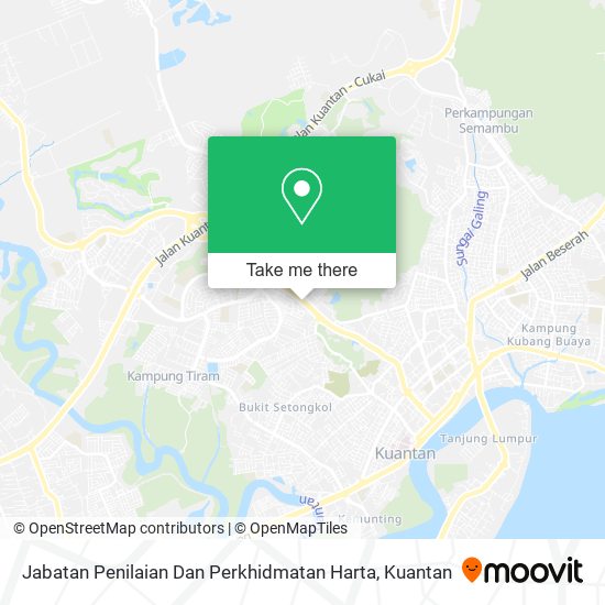 Jabatan Penilaian Dan Perkhidmatan Harta map