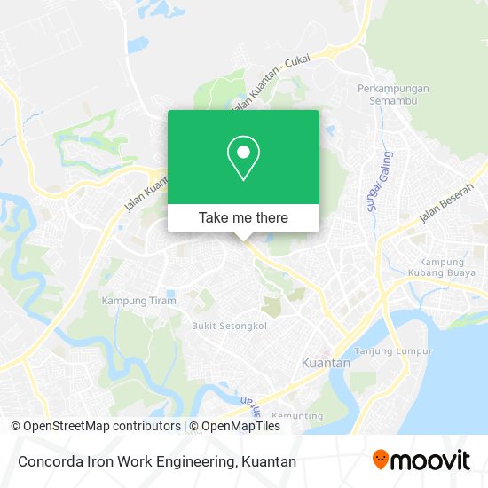 Concorda Iron Work Engineering map