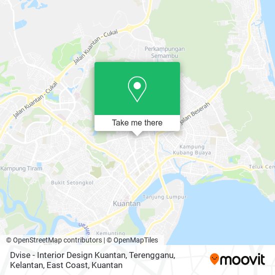 Peta Dvise - Interior Design Kuantan, Terengganu, Kelantan, East Coast