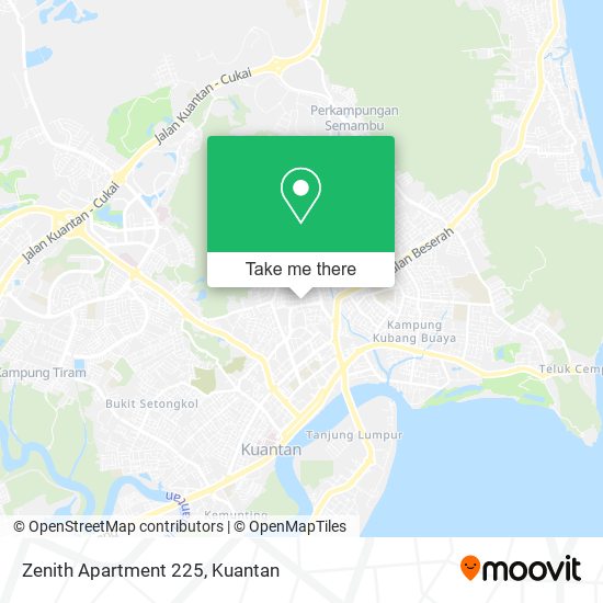 Zenith Apartment 225 map