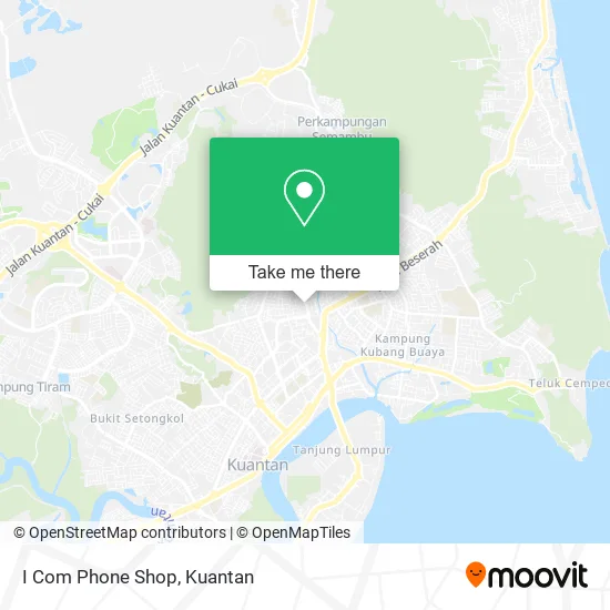 I Com Phone Shop map