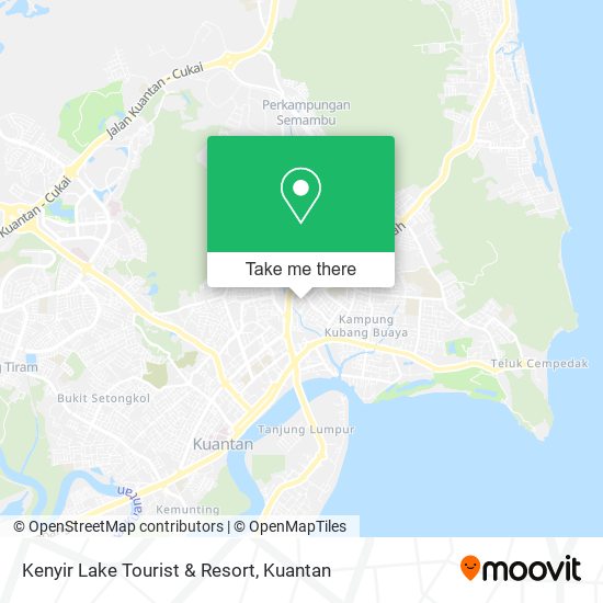 Kenyir Lake Tourist & Resort map