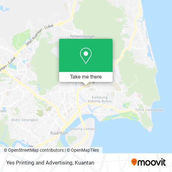 Yes Printing and Advertising map