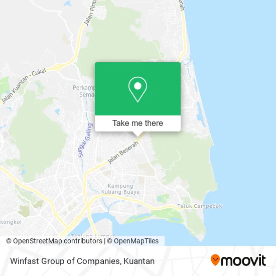 Winfast Group of Companies map