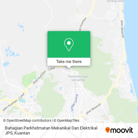 Bahagian Perkhidmatan Mekanikal Dan Elektrikal JPS map