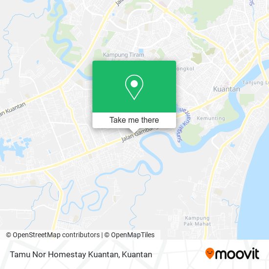 Tamu Nor Homestay Kuantan map