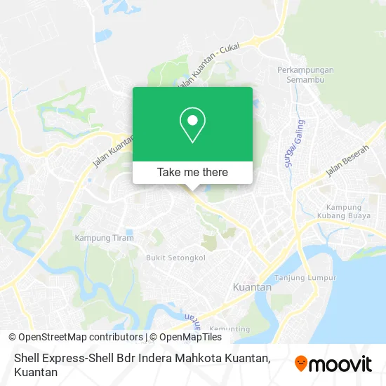 Shell Express-Shell Bdr Indera Mahkota Kuantan map