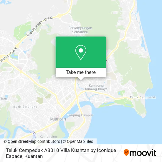 Teluk Cempedak A8010 Villa Kuantan by Iconique Espace map