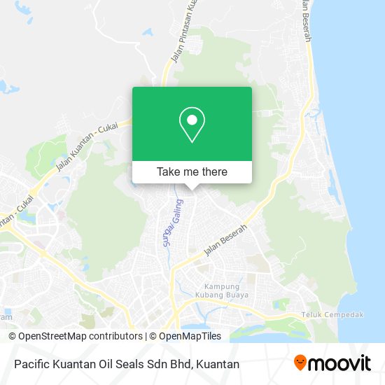 Peta Pacific Kuantan Oil Seals Sdn Bhd