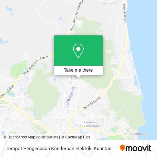 Tempat Pengecasan Kenderaan Elektrik map