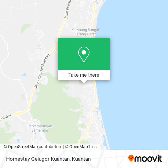 Peta Homestay Gelugor Kuantan