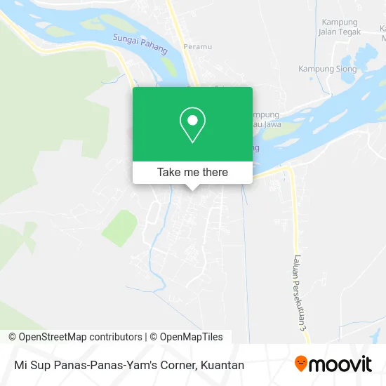 Peta Mi Sup Panas-Panas-Yam's Corner