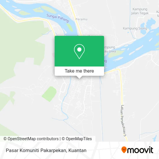 Pasar Komuniti Pakarpekan map