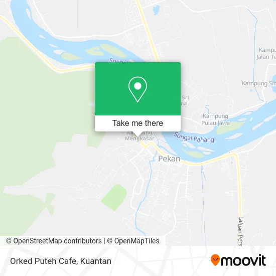 Orked Puteh Cafe map