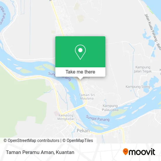Taman Peramu Aman map
