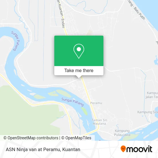 ASN Ninja van at Peramu map
