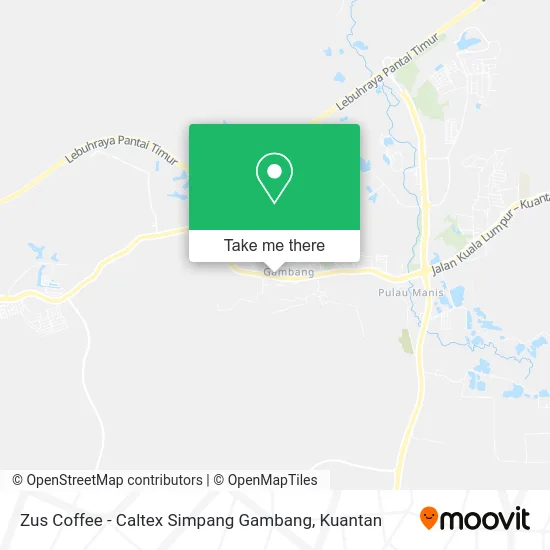 Zus Coffee - Caltex Simpang Gambang map