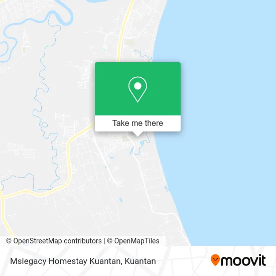 Mslegacy Homestay Kuantan map