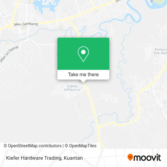 Kiefer Hardware Trading map