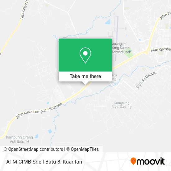 ATM CIMB Shell Batu 8 map
