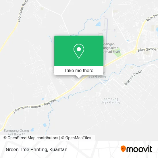 Green Tree Printing map
