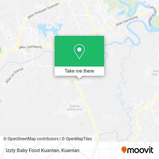 Izzly Baby Food Kuantan map