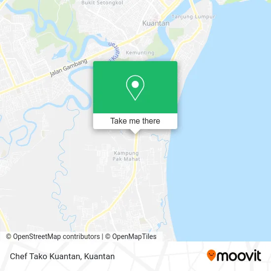 Chef Tako Kuantan map
