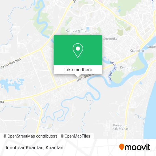 Innohear Kuantan map