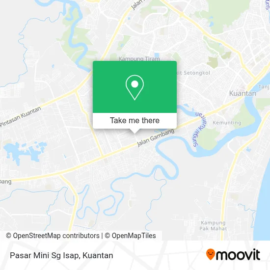 Pasar Mini Sg Isap map