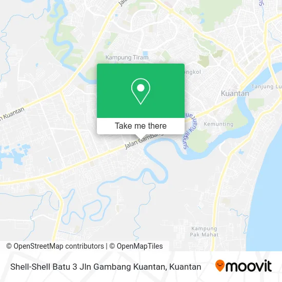 Shell-Shell Batu 3 Jln Gambang Kuantan map