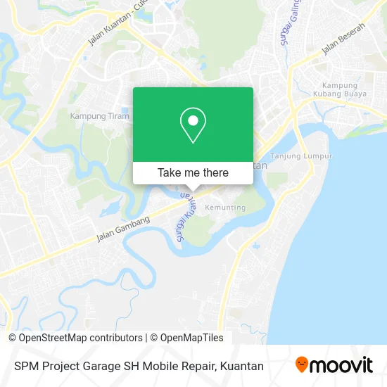 SPM Project Garage SH Mobile Repair map