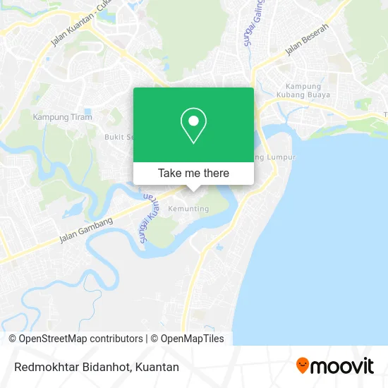 Redmokhtar Bidanhot map