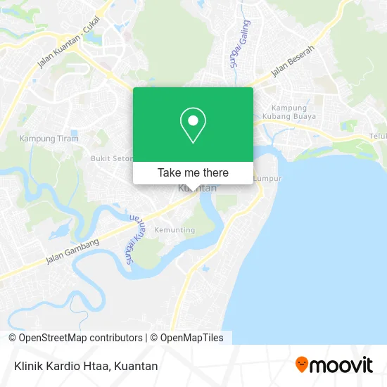 Klinik Kardio Htaa map