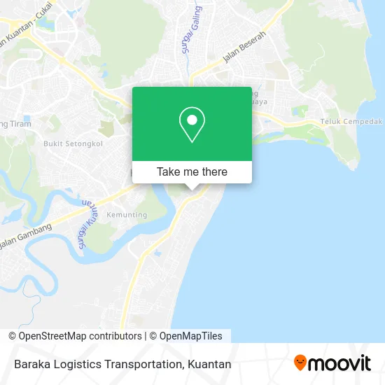 Baraka Logistics Transportation map