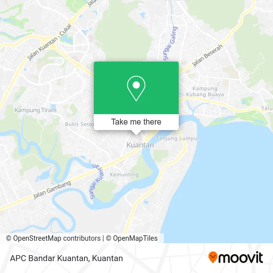 APC Bandar Kuantan map