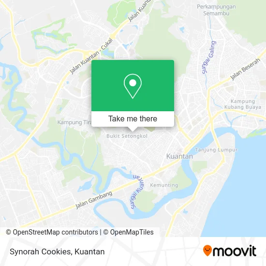 Synorah Cookies map