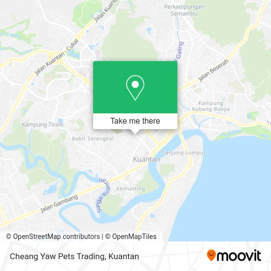 Cheang Yaw Pets Trading map