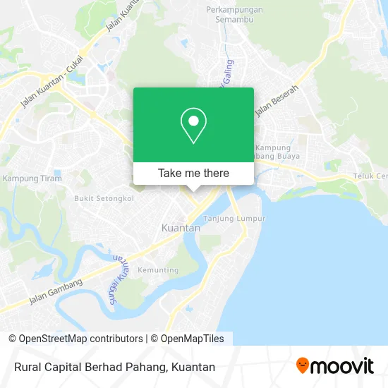 Rural Capital Berhad Pahang map