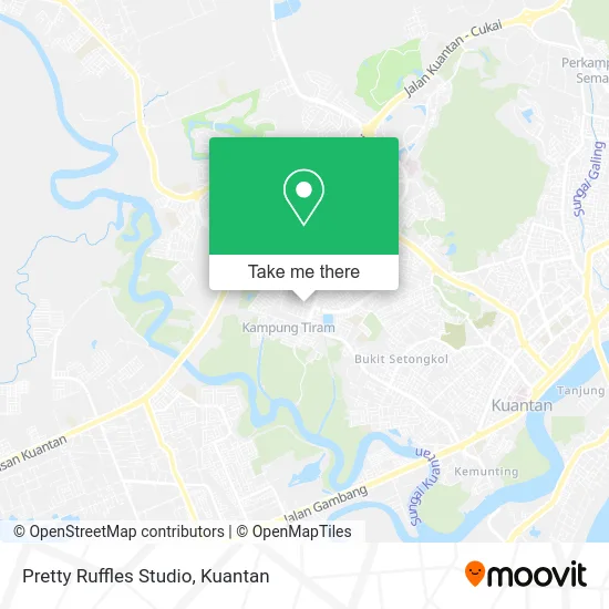 Pretty Ruffles Studio map