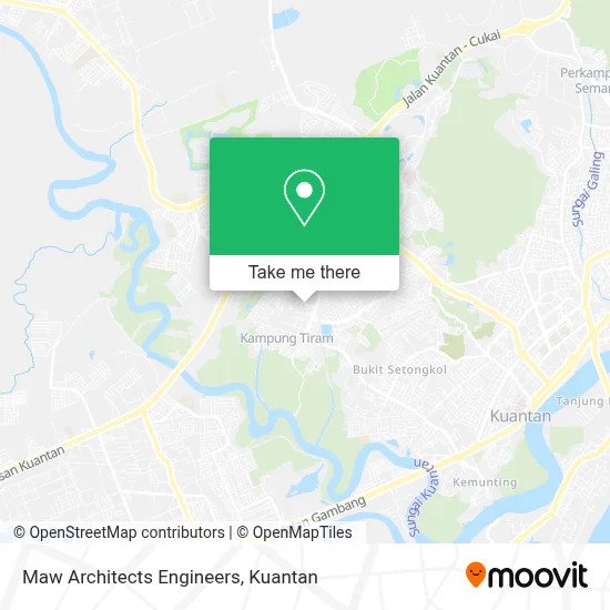 Maw Architects Engineers map