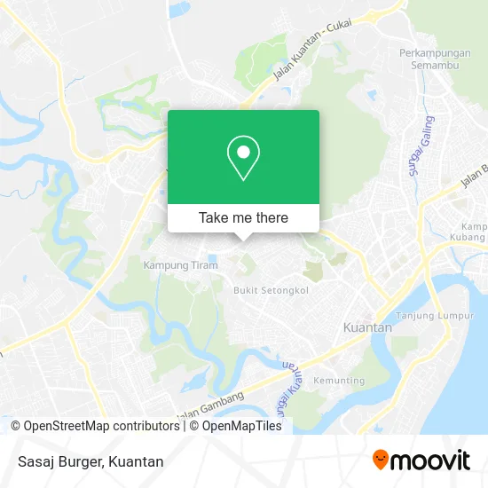 Sasaj Burger map