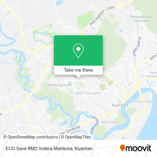 ECO Save RM2 Indera Mahkota map