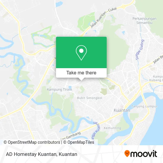 AD Homestay Kuantan map