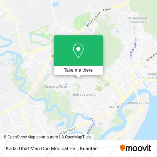 Kedai Ubat Man Onn Medical Hall map