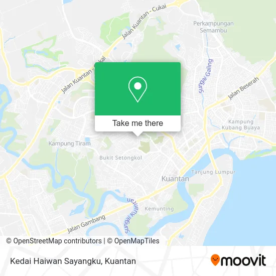 Kedai Haiwan Sayangku map