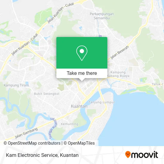 Kam Electronic Service map