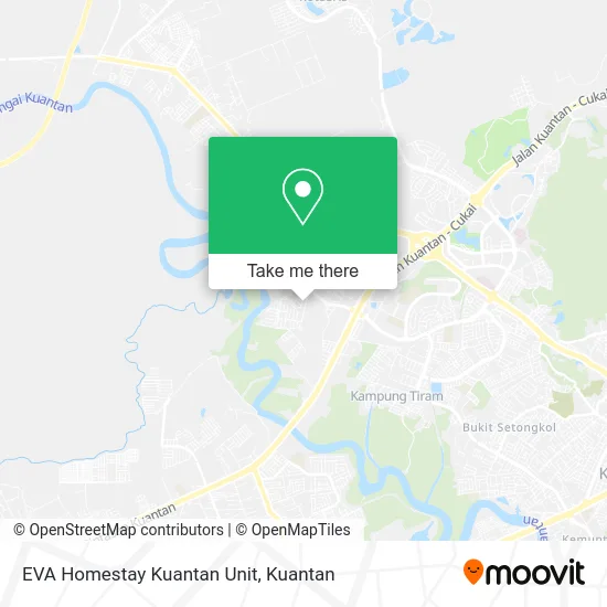 EVA Homestay Kuantan Unit map